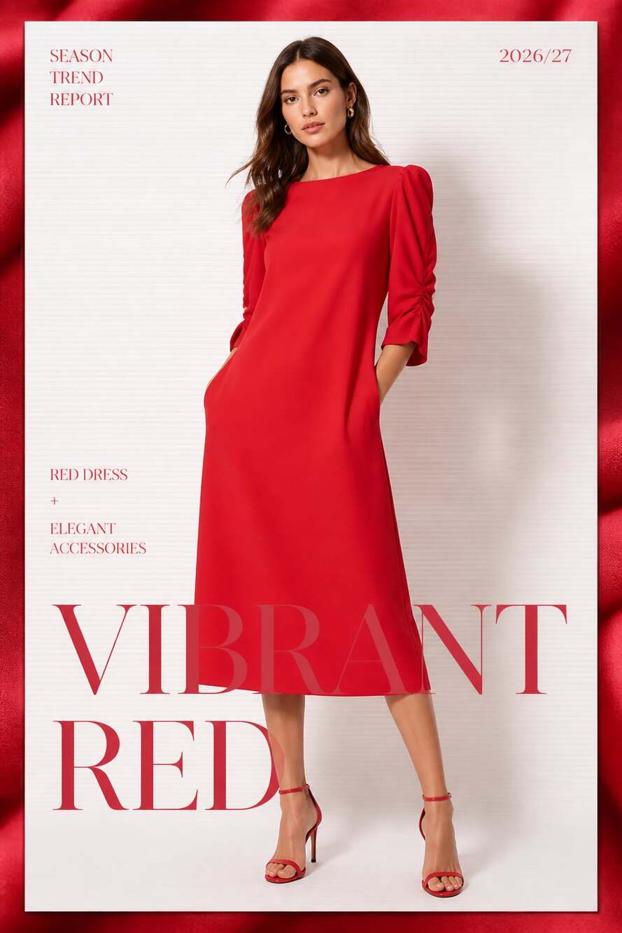 Lafayette 148 New York Shift Dress Size XL Red Long Sleeve Pocket